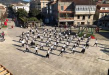 Flashmob en Gondomar a ritmo de Tanxugueiras