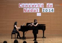 Nigrán abre su II Ciclo de Música de Cámara con el dúo de flauta y piano de Lara y Alba Raña
