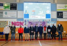 El pabellón municipal de Tui cuenta con un nuevo vídeo marcador