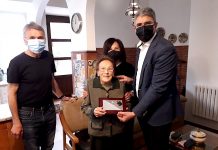 A Guarda felicita a Alicia González Álvarez en su 100 aniversario