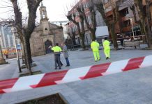 El Concello valla el Parque do Cristo ante el riesgo de caída de árboles