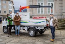 Gondomar adquiere un vehículo eco con grúa autocargable