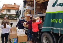 Sale de Nigrán un camión con ayuda humanitaria a Ucrania