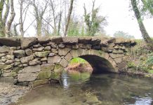 Tomiño restaura el puente medieval de Sobrada