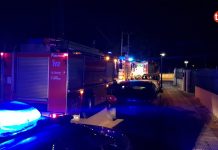 Un incendio en un galpón en Goián moviliza a los servicios de emergencia