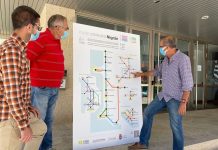 Nigrán instala su ‘Metrominuto’ para promover los desplazamientos a pie