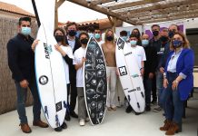 Se presenta en Nigrán NADE, el Núcleo de Adestramento Deportivo Especializado de Surf