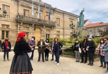 Nueva jornada de la ruta teatralizada “Camiñando con elas” en Tui