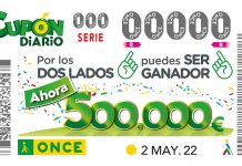 La ONCE renueva el cupón diario para aumentar los premios y repartir 500.000 euros cada día