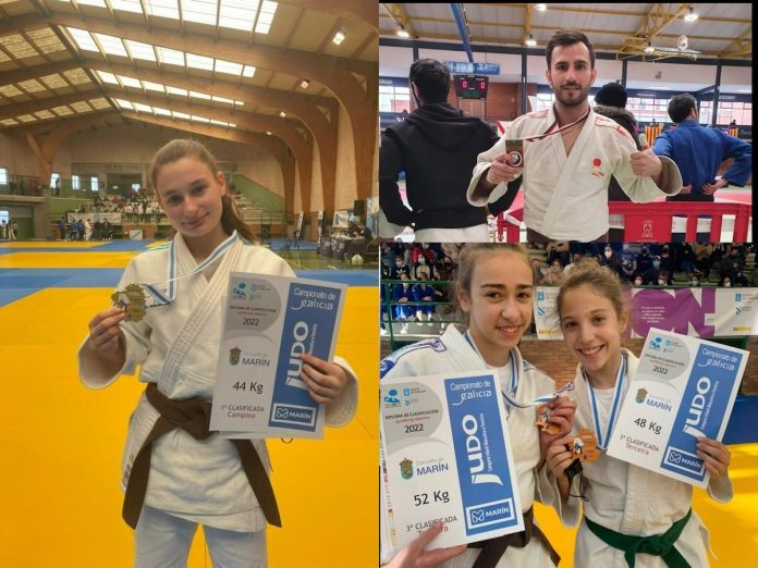 judokas del Clube de Judo Baixo Miño