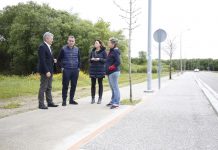 Tui acondiciona la calle Loureiro y el acceso a la playa de Areeiros