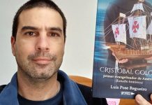 Luis Pose presenta en A Guarda su tesis sobre la dimensión evangelizadora y orígenes de Cristóbal Colón