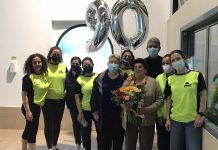 Con 90 años es la usuaria más activa de la Piscina Municipal de A Guarda