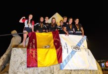 Recepción al Club Remo Robaleira en A Guarda