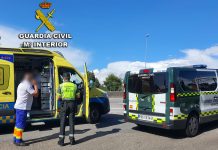 La Guardia Civil localiza en la A-55 a un hombre desorientado que se había perdido