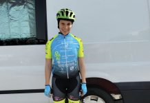 Carmen Lens, primera fémina en la Marcha Cicloturista de Arousa
