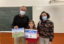 Una alumna del Colegio Estudio de Chandebrito, finalistas del concurso de dibujo de Aqualia 2021