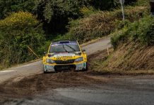 Alberto Meira firma una brillante segunda posición en un duro Rallye de Pontevedra