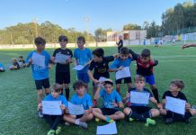 El Sporting Guardés finaliza la temporada de futbol-8 con una jornada lúdica