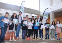 Augas do Louro entrega los premios a los ganadores de la V edición del concurso de dibujo