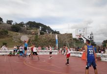 Regresa el baloncesto al parque de A Palma en Baiona
