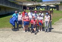 El centro Medelo de COGAMI viaja a Tomiño para participar en una actividad náutica por el río Miño