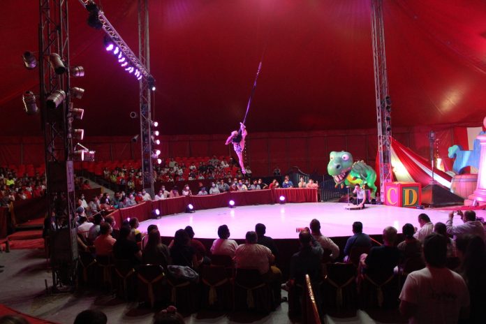 visita niños circo 'Ihraska america