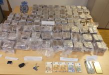 La Policía Nacional detiene en O Porriño a un varón que transportaba 60 kg de hachís