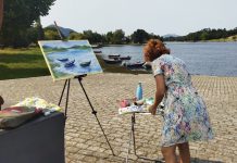 El arte vuelve a Cerveira y Tomiño con el XIII Certamen de Pintura al aire libre Antonio Fernández