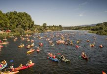 Cerca de 600 personas participan en el Descenso Popular do Miño