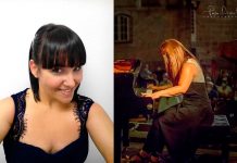 La soprano Mila Ut y la pianista Ana Belén ofrecen un concierto en el exterior de la Iglesia de A Guarda