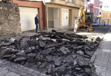A Guarda inicia las obras de humanización de la Rúa Manuel Rodríguez Sinde
