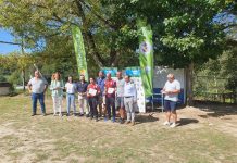 Belén Rodríguez y Óscar Zapata, del club de bolos Rega de Baiona, Campeones de España