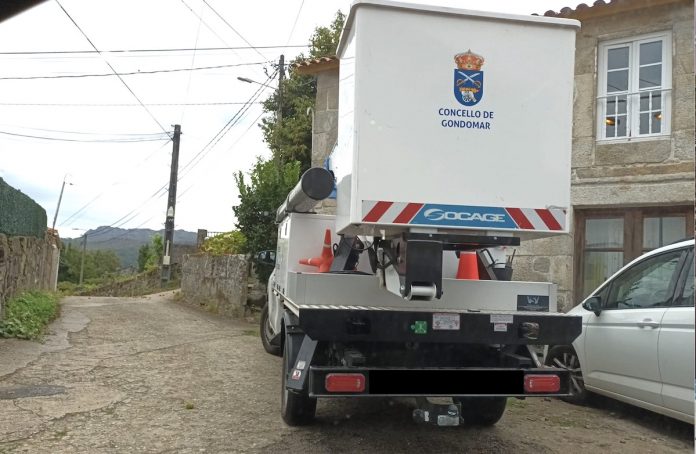 coche alumbrado publico gondomar