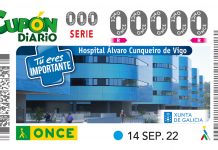 La ONCE dedica un cupón al Hospital Álvaro Cunqueiro para homenajear a su personal