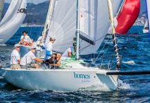Dominio gallego en el estreno del Campeonato de España de J80 con un Alboroto imparable