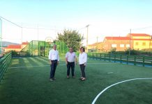 A Guarda mejora la zona infantil y deportiva de A Portela en Salcidos