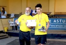 El gondomareño Pablo Pintos, tercero en los campeonatos de España de bolo celta