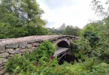 Especialistas trabajan ya en la recuperación del puente tardomedieval de Taborda