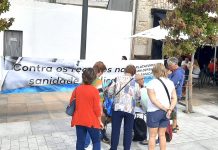 A Guarda se suma a la recogida de firmas en defensa de la Sanidade Pública