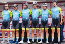 Bloque sólido del Team Oiense – Escuela Estévez para la Volta a Galicia