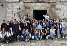 Baiona recibe al alumnado del Instituto Lycée du Pays de Retz de Pornic