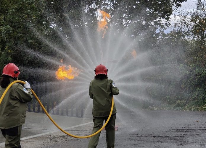 Los voluntarios de Protección Civil de Tui, en formación continua