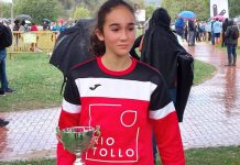 La tomiñesa Paula Rocha, gana en la categoría Sub14 en el 68 Cross Internacional de Zornotza