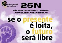 Manifestación por el 25N en O Porriño