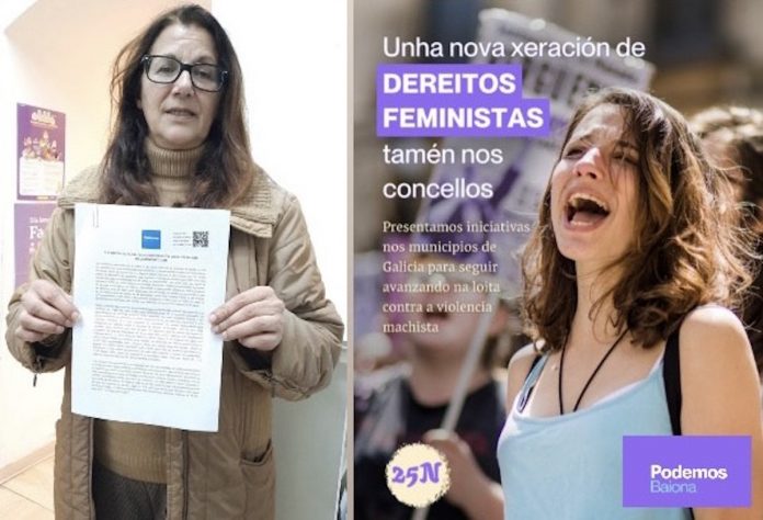 derechos feministas podemos baiona