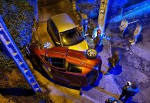 Un herido tras un aparatoso accidente en Nigrán