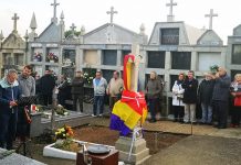 Un monumento recuerda a Cleominio Muñiz en Camposancos