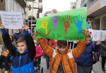 Aceesca reivindica en O Porriño el derecho a trabajar de las personas con diversidad