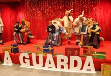Cientos de niños participaron en la recepción de los Reyes Magos en A Guarda